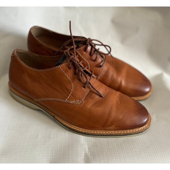 Clarks Other - Clarks Atticus Lace Oxfords Men's Shoes Size 10 Brown Office Career